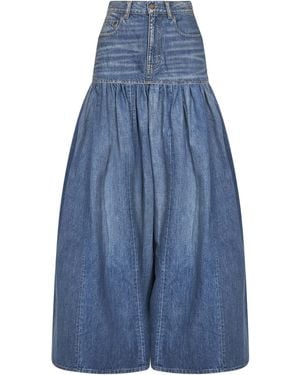 Chloé Chloé Denim High-Waisted Balloon Jeans - Blue