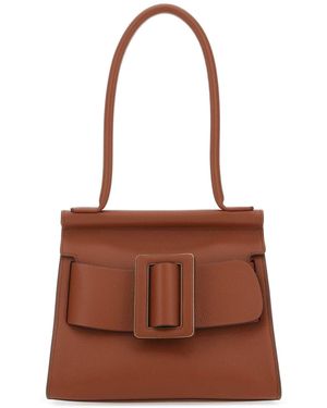 Boyy Grape Leather Disc 30 Handbag in Metallic | Lyst