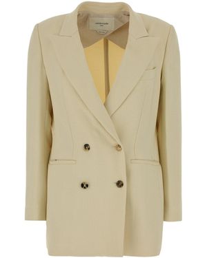 Jacob Cohen Giacca Doppiopetto - Natural