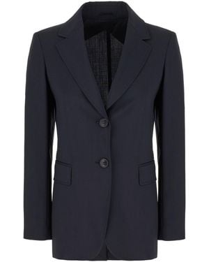 Max Mara Clothing Blazers & Gilets - Blue
