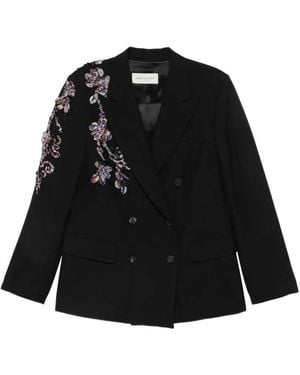 Dries Van Noten Barrysta Emb 4265 M.W. Jacket - Black