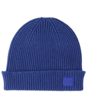 Paul Smith Cashmere And Merino Wool Hat - Blue