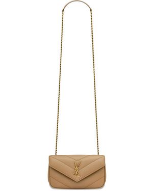 Saint Laurent Neutrals Satchels & Cross Body Bags - White