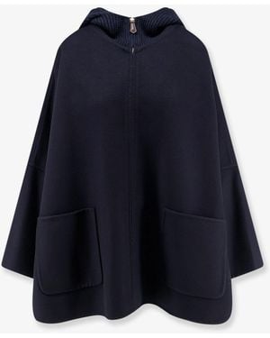 Loro Piana Farrel Cape Cashmere Coat - Blue