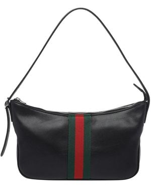 Gucci Small Lunetta Crossbody Bag - Black