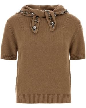 Prada Cashmere Sweater - Brown