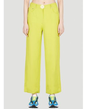 Stella McCartney Maxi Button Pants - Yellow