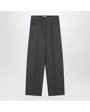 Prada Tailored Wool Pants - Gray