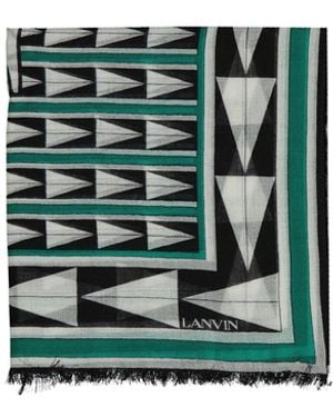 Lanvin Wool Scarf - Green