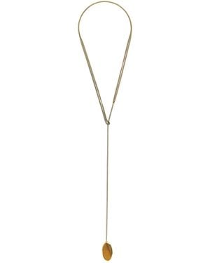 Dries Van Noten Stone Necklace - White