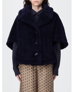 Max Mara Fur Coat - Blue