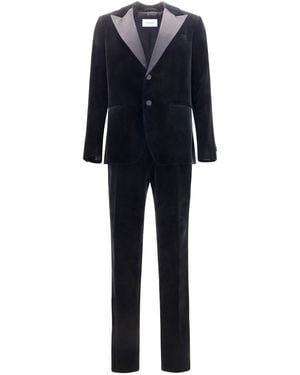 Ferragamo Velvet Tuxedo Suit - Blue
