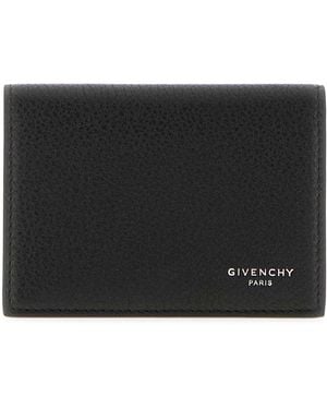 Givenchy Leather Card Holder - Black