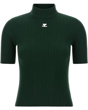 Courreges 'Reedition' Sweater - Green