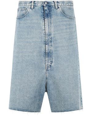 Maison Margiela Light Cotton Bermuda Shorts - Blue