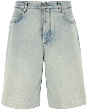 Loewe Anagram Shorts - Blue