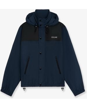 Celine Bicolor Nylon Jacket - Blue