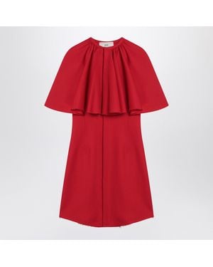 Ami Paris Mini Wool Dress - Red