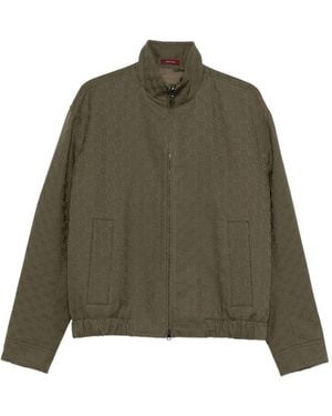 Gucci Gg Canvas Blouson Jacket - Green