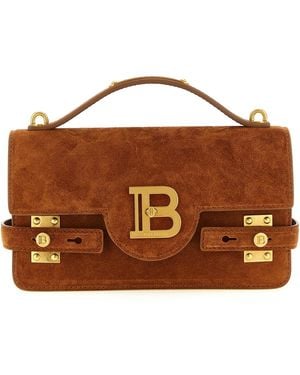 Balmain B-Buzz 24 Hand Bags - Brown
