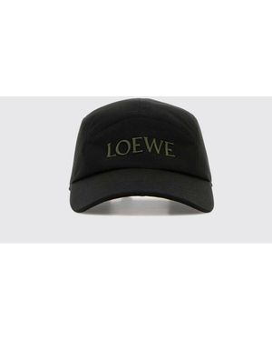 Loewe Anagram-Embroidered Cotton-Twill Baseball Cap - Black