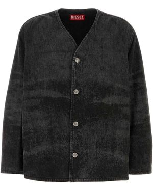 DIESEL Back Denim Jacket - Black
