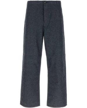 Prada Blue Chambray Pant