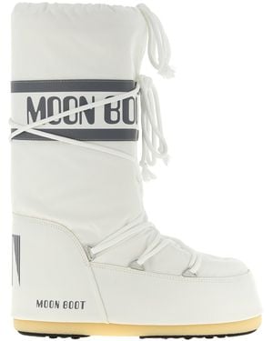 Moon Boot 'Icon' Boots - White