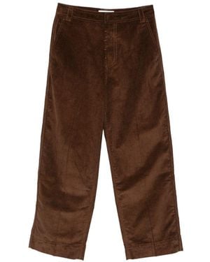 Ami Paris Velvet Pants - Brown