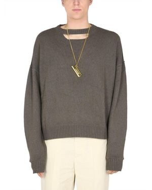Ambush Oversize Fit Sweater - Gray