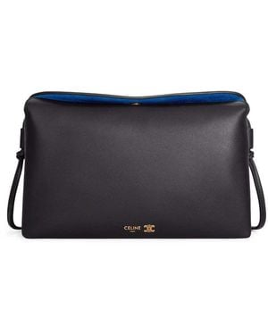 Celine Trio With Flap - Black