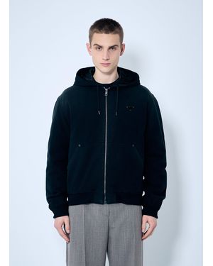 Prada Denim Hooded Jacket - Blue