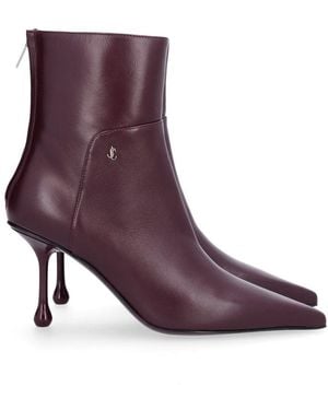 Jimmy Choo "Cycas" Ankle Boots - Purple