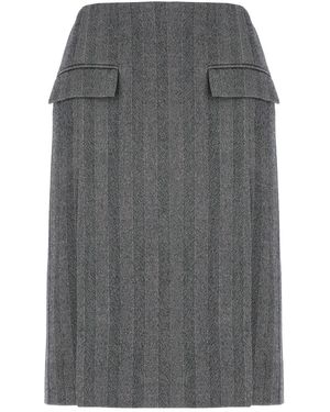 Ferragamo Clothing Skirts - Gray