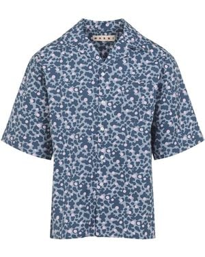 Marni Ss Cotton Shirt - Blue