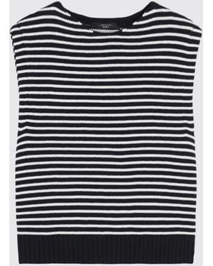 Weekend by Maxmara Waistcoat - Blue