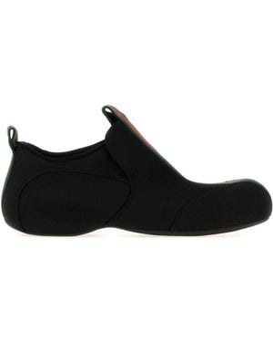 Gucci Canvas Drip Slip Ons - Black