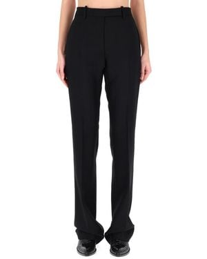 Tom Ford High-Waist Tailored Wool Pants - Blue