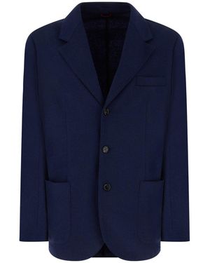 Brunello Cucinelli Clothing Blazers E Gilets - Blue
