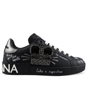Dolce & Gabbana Dolce&Gabbana Portofino Sneakers - Black