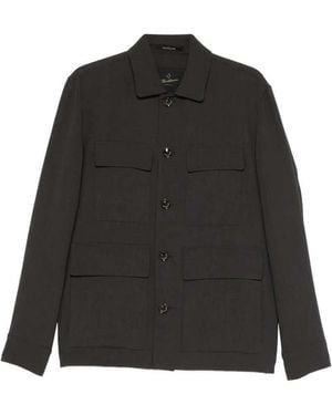 Montecore Button-Up Jacket - Black