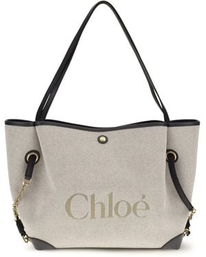 Chloé Chloé Clover Tote Bag - White