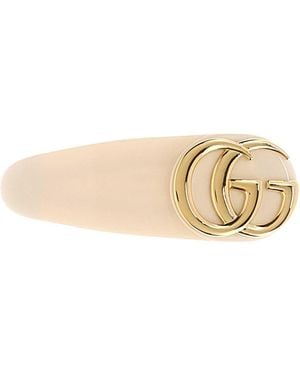Gucci Ivory Resin Hair Clip - White