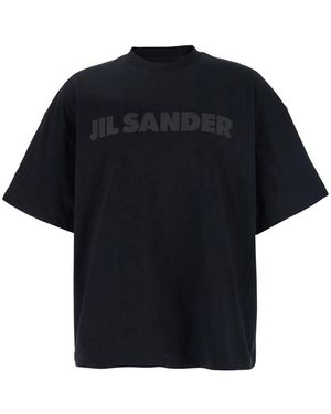 【送料&関税込】Jil Sander T-shirt With Animal Pattern Jil Sander T Shirt With Animal Pattern in Black for Men | Lyst