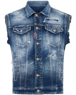 DSquared² Vests - Blue