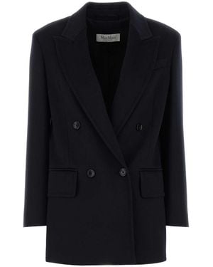 Max Mara Midnight Camel Olimpia Blazer - Black