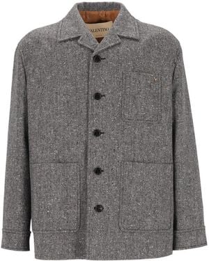 Valentino Garavani Shirt Jacket - Gray