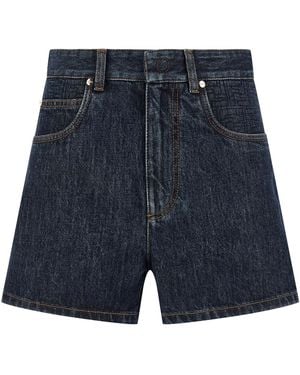 Fendi 'Ff Padded' Shorts - Blue
