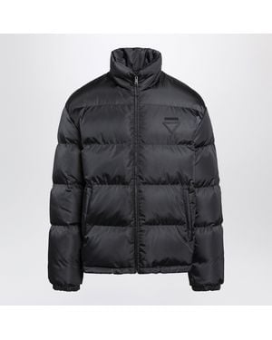 Prada Smoke Re-Nylon Down Jacket - Black