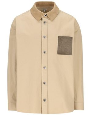Loewe Cotton Overshirt - Natural